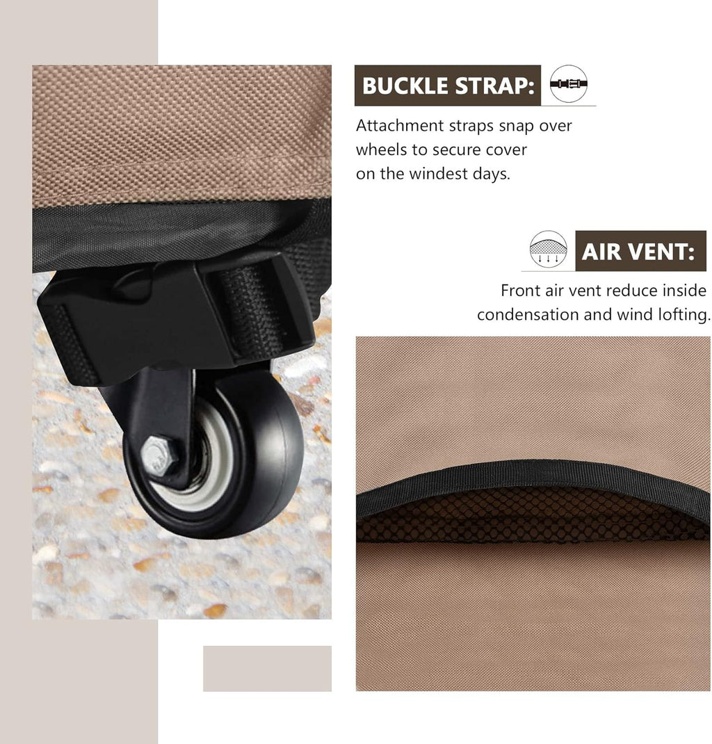 ULTCOVER Waterproof Grill Cover 48 inch, Heavy Duty BBQ Cover for 2-3 Burners Outdoor Gas Barbecue Grill