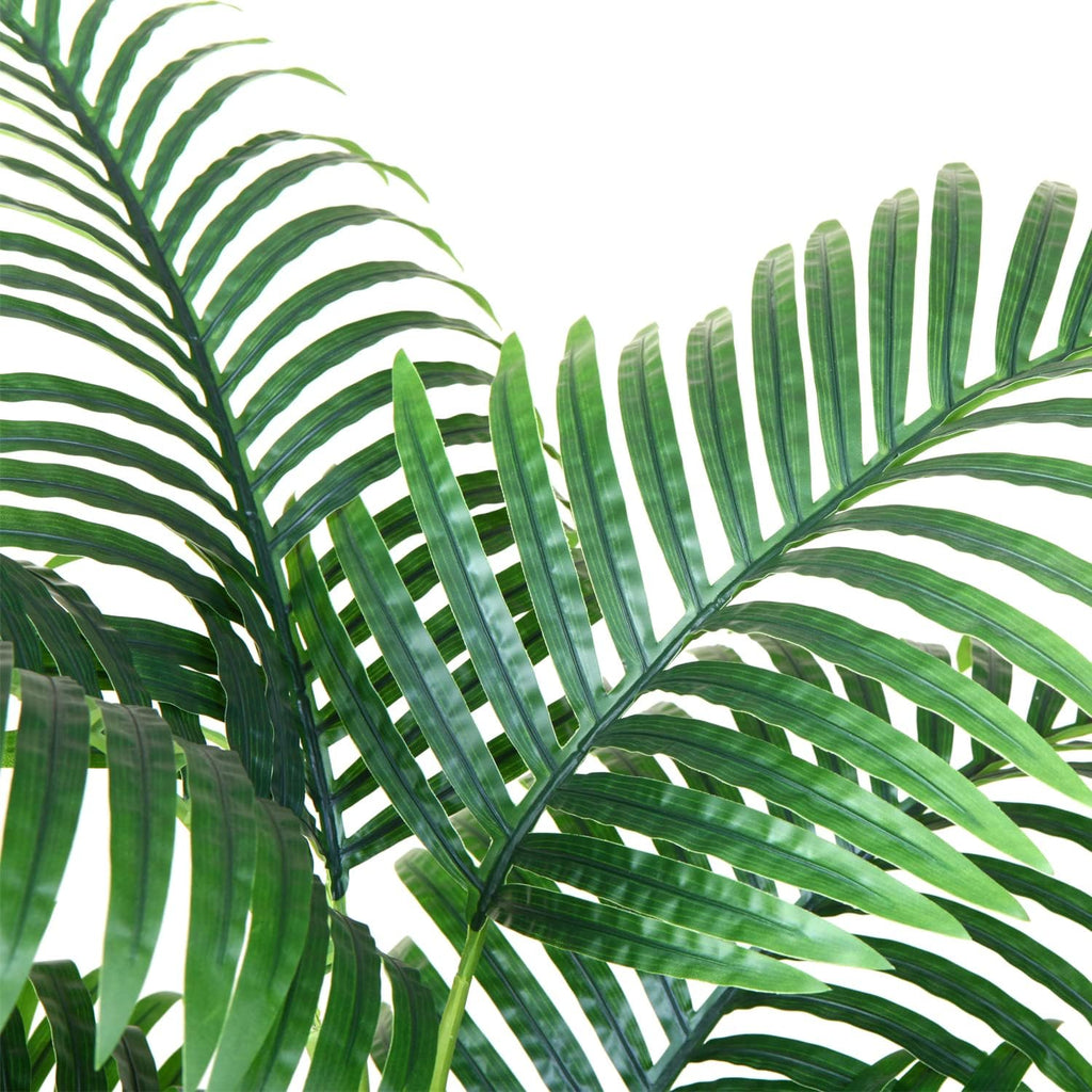 Fopamtri Fake Majesty Palm Plant 3 Feet Artificial Majestic Palm Faux Ravenea Rivularis in Pot for Indoor Outdoor Home Office Store, Great Housewarming Gift