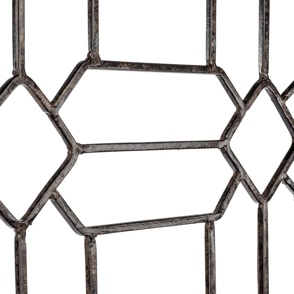 H Potter Garden Trellis for Climbing Plants Metal Outdoor Wall Decor or Flowers Roses Vine Ivy Clematis Large