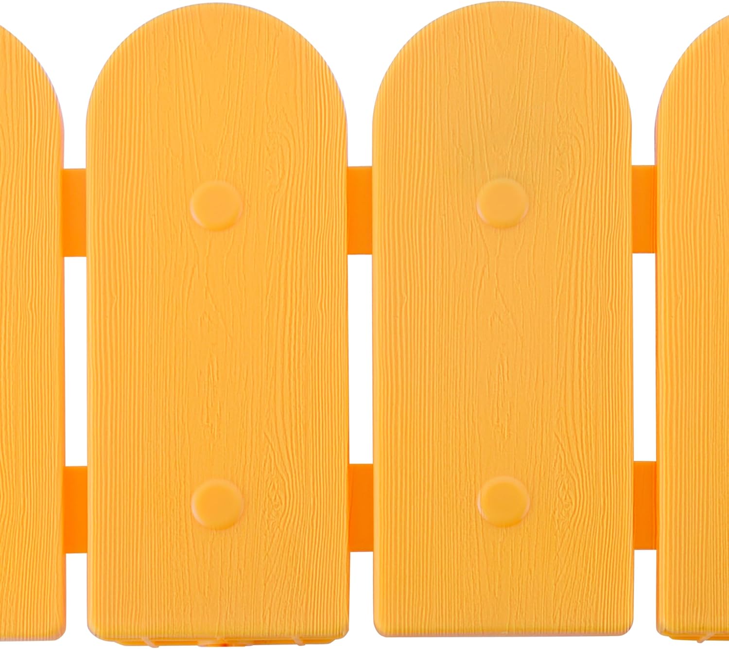 Evelyne Garden Border Edging: Wooden Fence Design - 16pcs Timber Yard Landscaping Fence Liner Lawn Edge Barrier - 20ft Kit of Decorative Lawn Landscape Panels Elements-Landscaping Edging-GMT-10374-C16