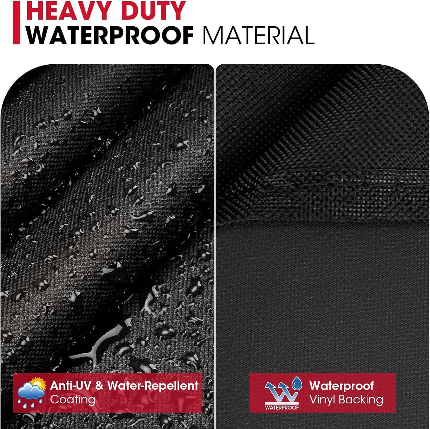 Unicook Outdoor Pizza Oven Cover Compatible with Ninja Woodfire Pizza Oven OO100 Series, Heavy Duty Waterproof Fade Resistant Dust Protector for Portable Tabletop Small BBQ Grills