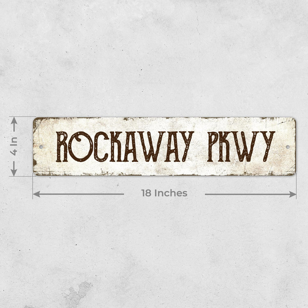 Rustic Custom Sign, Personalized Metal Signs, Gift for Him Men Dad, Man Cave, Indoor and Outdoor Use, 4x18 Inches, ACM, Fade Resistant, Made in the USA