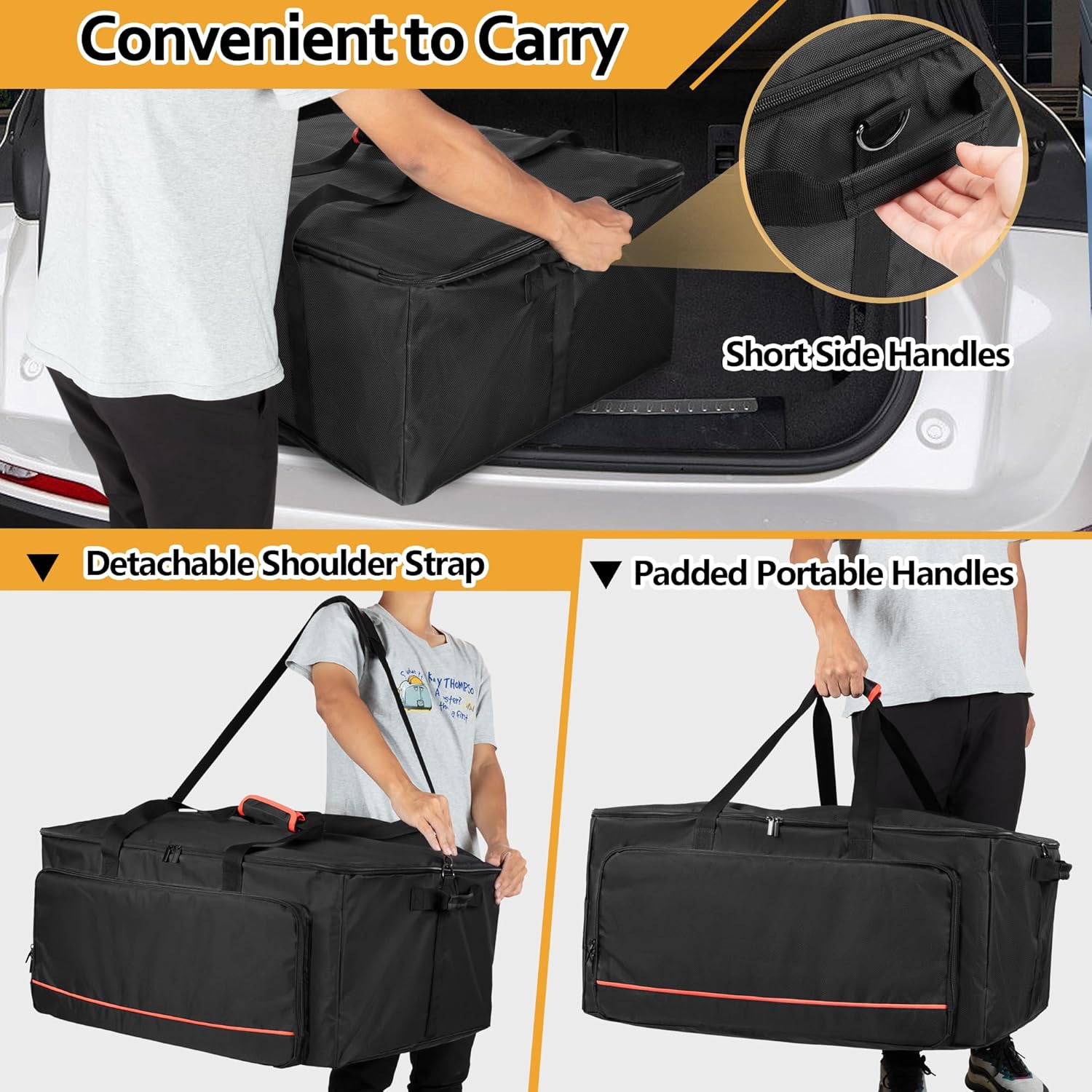 Pizza Oven Bag Compatible with Ooni Koda 16 Gas Pizza Oven, Outdoor Storage Cover Compatible with Ooni Koda 16, Portable Carry Case with Shoulder Strap for Accessories Kit, Bag Only