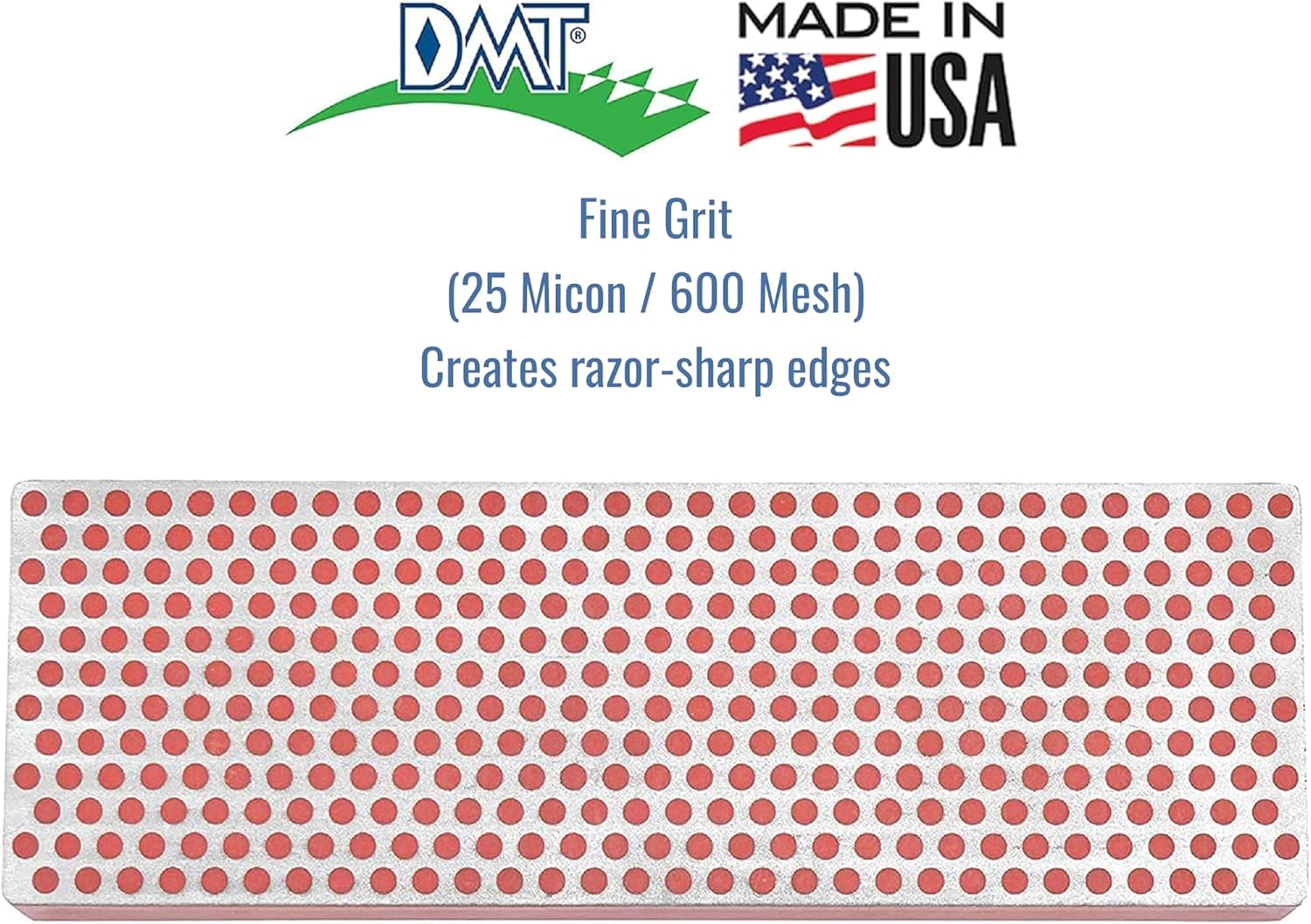 DMT W6EFC Deluxe Diamond Whetstone Knife Sharpening Kit with Wood Box, Set of 3 Sharpening Stones, 6" x 2"