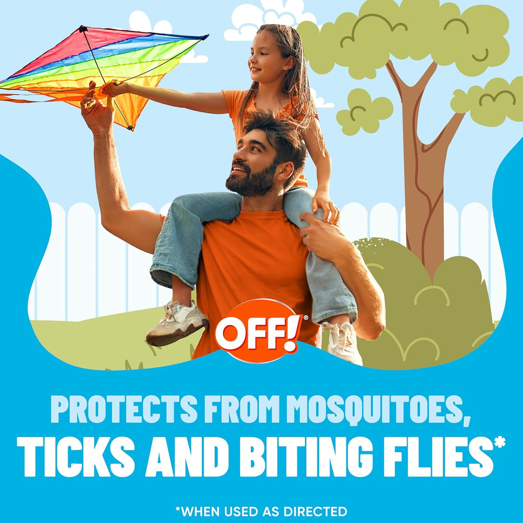 OFF! Insect Repellent Aerosol for Adults & Kids, Fragrance-Free Bug Spray for Everyday Protection from Mosquitoes and Ticks, 5 oz, Pack of 2