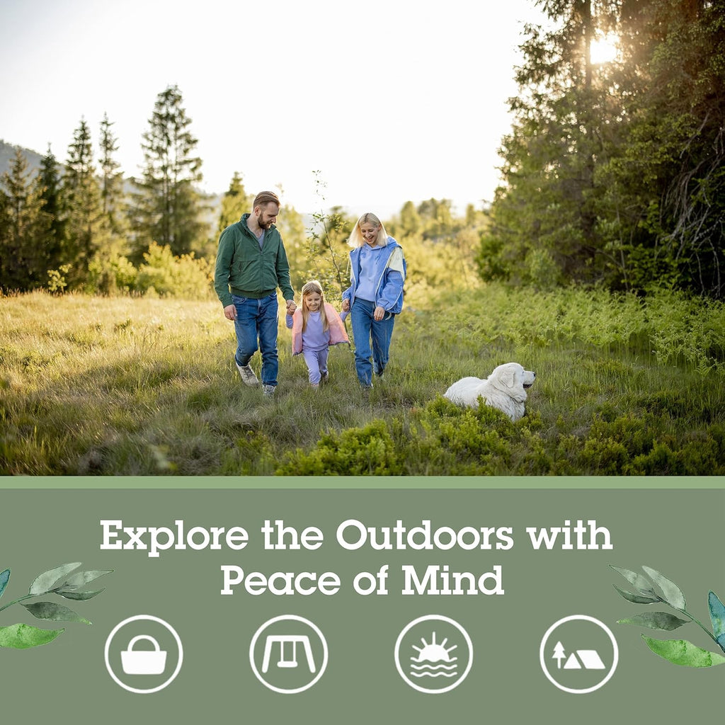 Quantum Health Buzz Away Extreme DEET Free Insect Repellent Wipes - Travel-Friendly Citronella Oil Mosquito & Tick Outdoor Bug Repellent Towelettes, Kids & Adults - 20 Individual Wipes