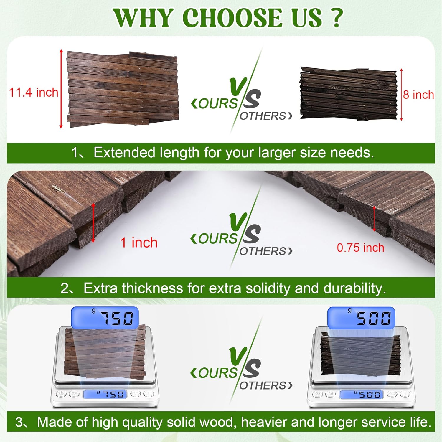 Wood Lattice Fence Panels for Outside 13.4"x78.8" Expandable Natural Wooden Wall Trellis Board Decorative Lattice Trellis Frame for Climbing Plants Vine Ivy Rose Outdoor Balcony Garden 2 Pcs