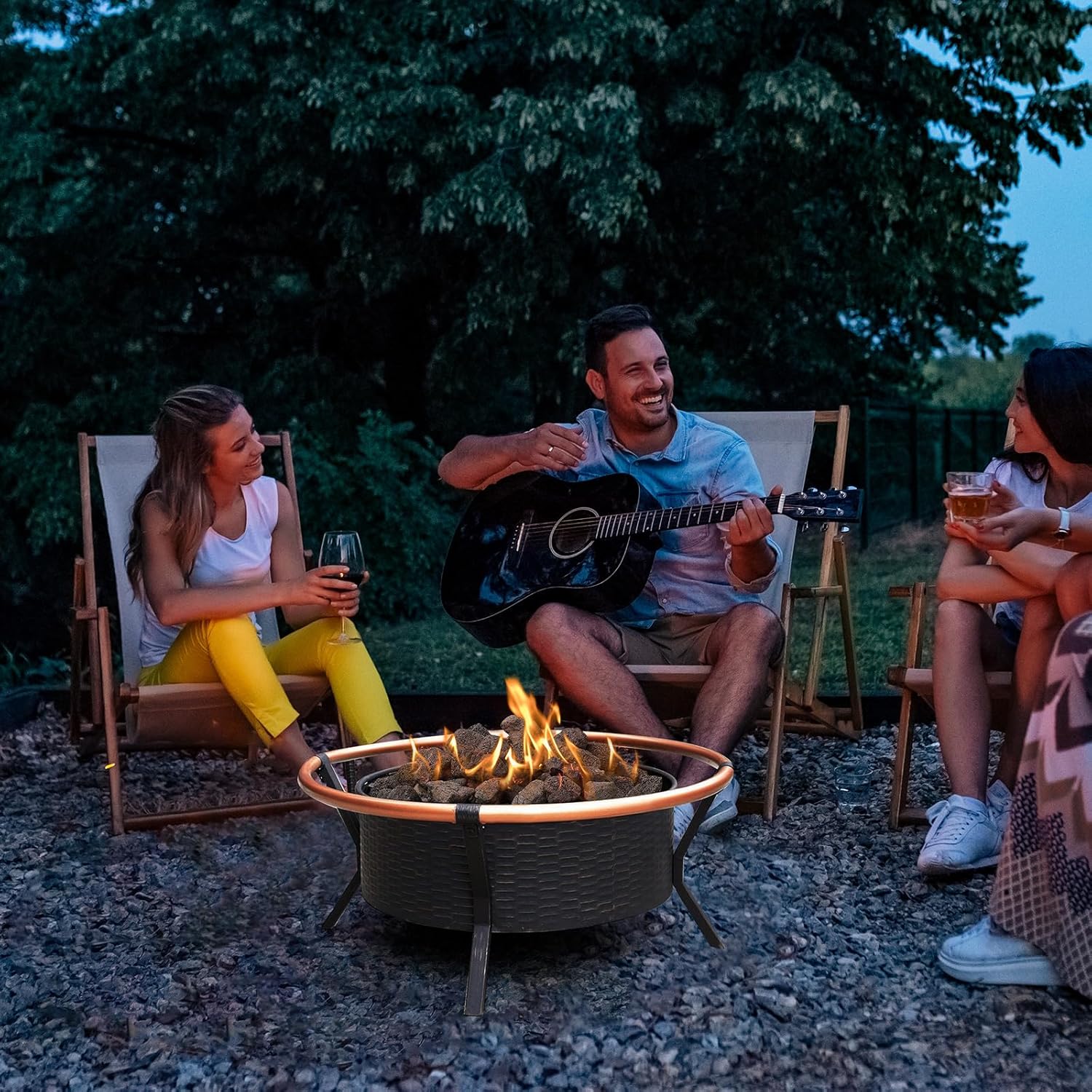 10 lb 0.8-1.2 Inch Small Black Lava Rocks for Fire Pits, Indoor Fireplaces, Outdoor Gas Fire Tables, Garden Landscaping Decoration