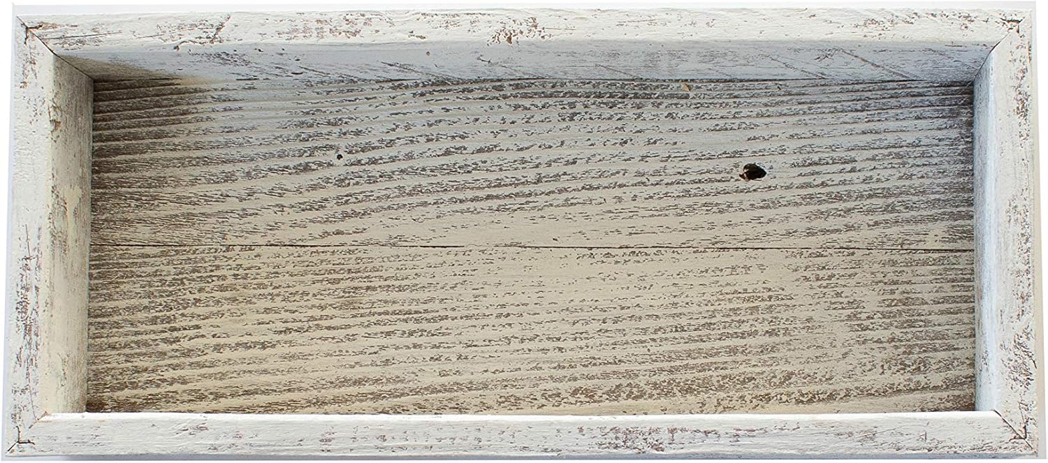 Small Wooden Planter Box – Rustic 1-Pack Wood Window Planter Box Set for Centerpieces & Storage – Durable Wooden Boxes for Decor - Perfect Toilet Basket for Bathroom Organizer