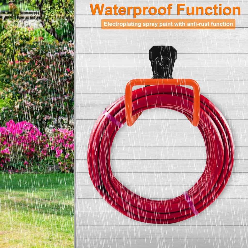 2pcs Hose Organizer Metal Hose Hangers for Outside Heavy Duty Hose Hook Wall Mount Hose Reels Garden Hose Holder for Ropes