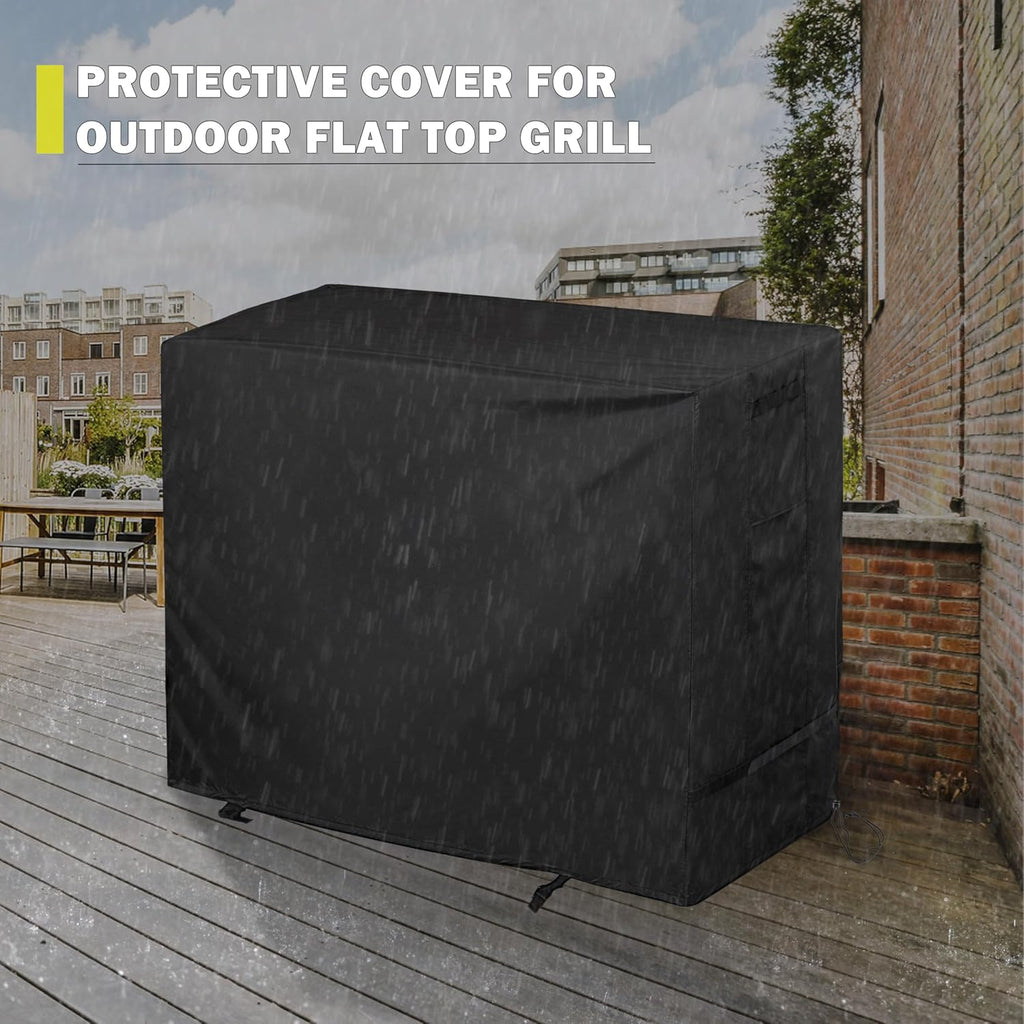 Griddle Cover for Royal Gourmet GB2000 2 Burner Grill, Flat Top Grill Cover for Outdoor BBQ, Outdoor Barbecue Cover for Gas Propane Griddle-Waterproof
