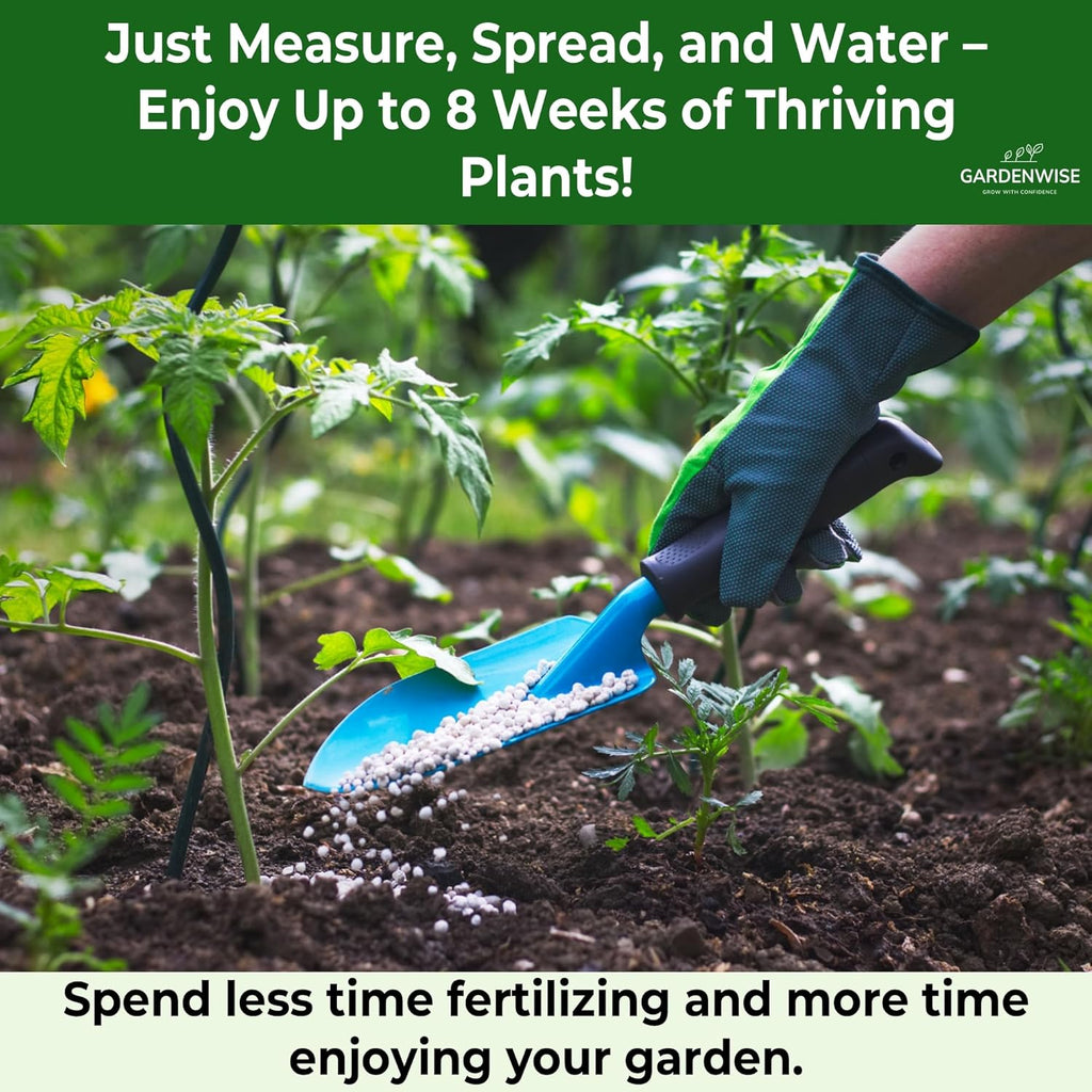 10-10-10 Plant Fertilizer Slow Release - 10 10 10 All Purpose Granular Garden Fertilizer for Vegetables, Tomato, Arborvitae, Shrubs, Rose, Flowers, Fruit, Fig Trees (3 QUARTS)