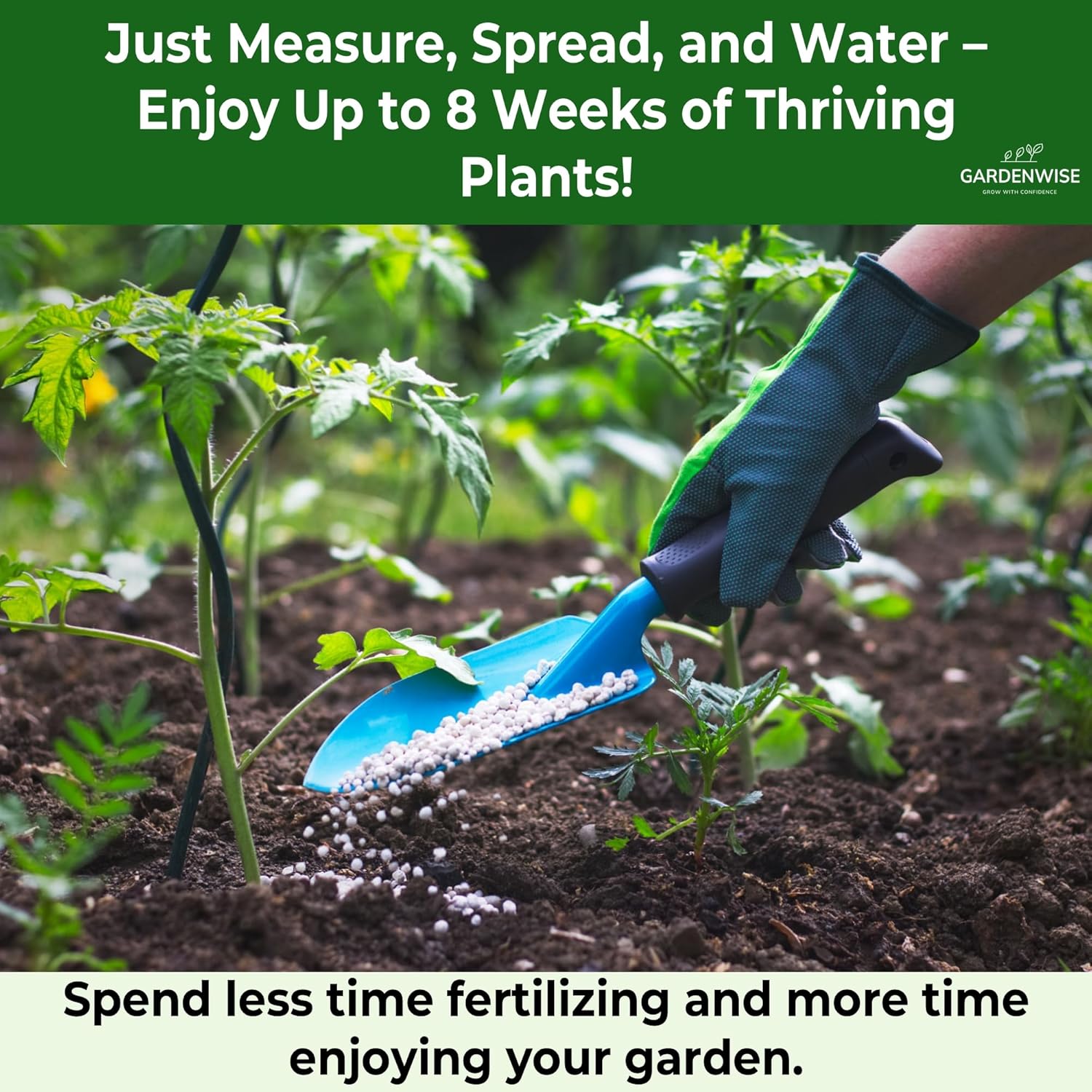 10-10-10 Plant Fertilizer Slow Release - 10 10 10 All Purpose Granular Garden Fertilizer for Vegetables, Tomato, Arborvitae, Shrubs, Rose, Flowers, Fruit, Fig Trees (3 QUARTS)
