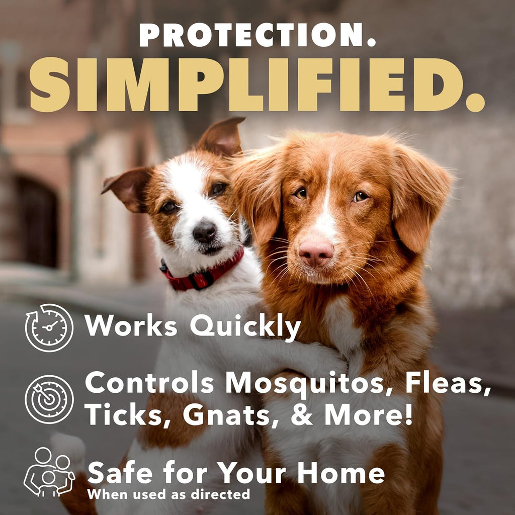 Mosquito Repellent Spray for Dogs, DEET-Free & Pet-Safe Bug Spray for Outdoor Protection, 16 oz (475mL)