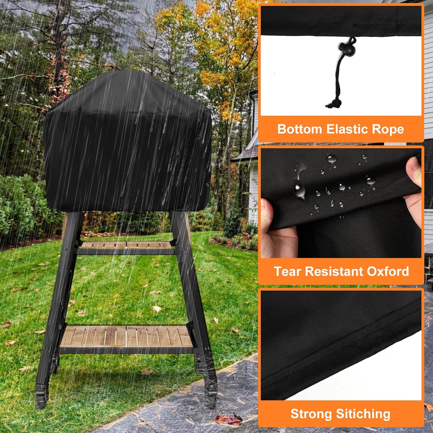 Pizza Oven Cover for Gozney Dome Outdoor Pizza Oven, 600D Waterproof Gozney Dome Pizza Oven Cover, Heavy Duty Cover for Pizza Oven