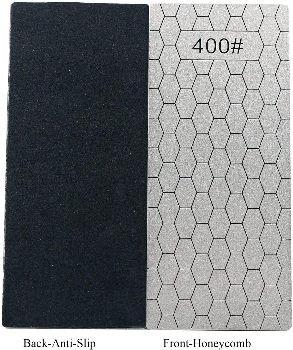 4 Pieces Diamond Sharpening Stone Set,Diamond Lapping Plate Coarse/Medium/Fine Grit Sharpener,400/600/1000/1200 Grit