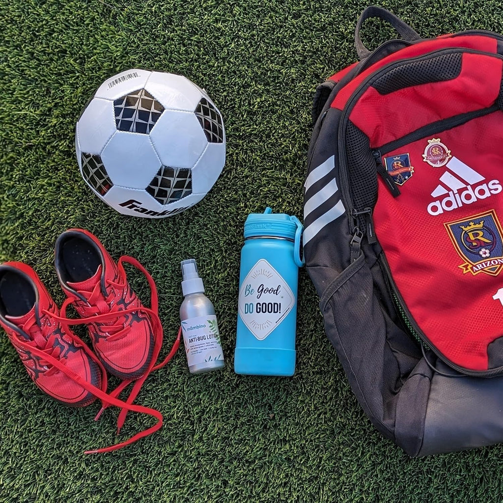 Mambino Organics Outdoor Set - Anti-Bug Mosquito Repellent Spray, Soothing Stick – All Natural, DEET-Free, Citronella Insect Repellant – 4 Fluid Ounces