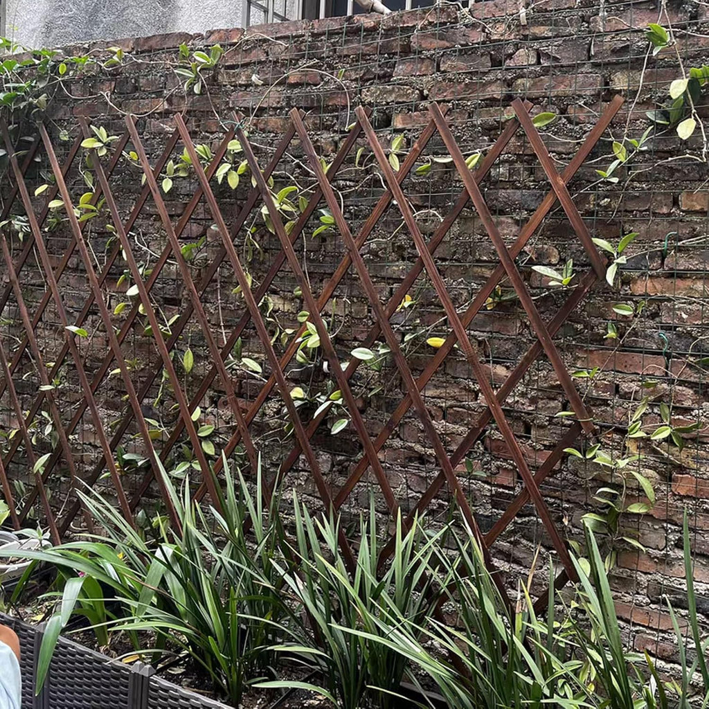 Expandable Garden Trellis, 37" x 90" Trellis for Climbing Plants Outdoor, Wooden Lattice Fence Wall Panel Lattice Panels for Outside, for Climbing Plants Vine Ivy Rose Cucumbers