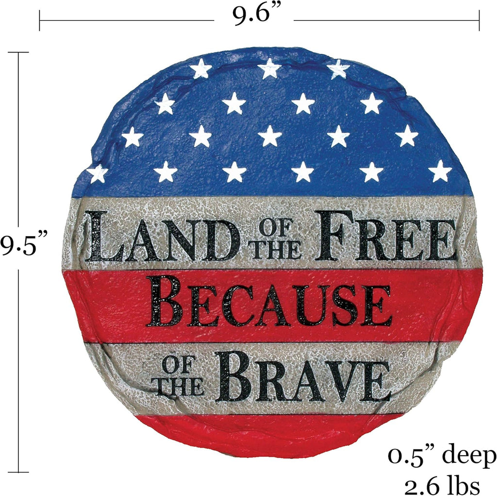 Spoontiques Land of The Free Stepping Stone, one size