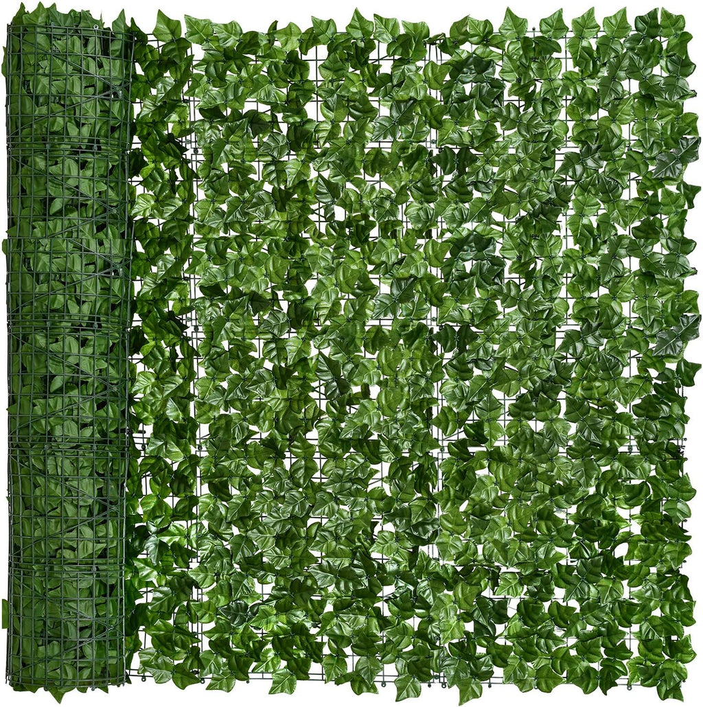 DearHouse Artificial Ivy Privacy Fence, 118x78.7in Artificial Hedges Fence and Faux Ivy Leaf Decoration for Outdoor Decor, Home, Garden Decor