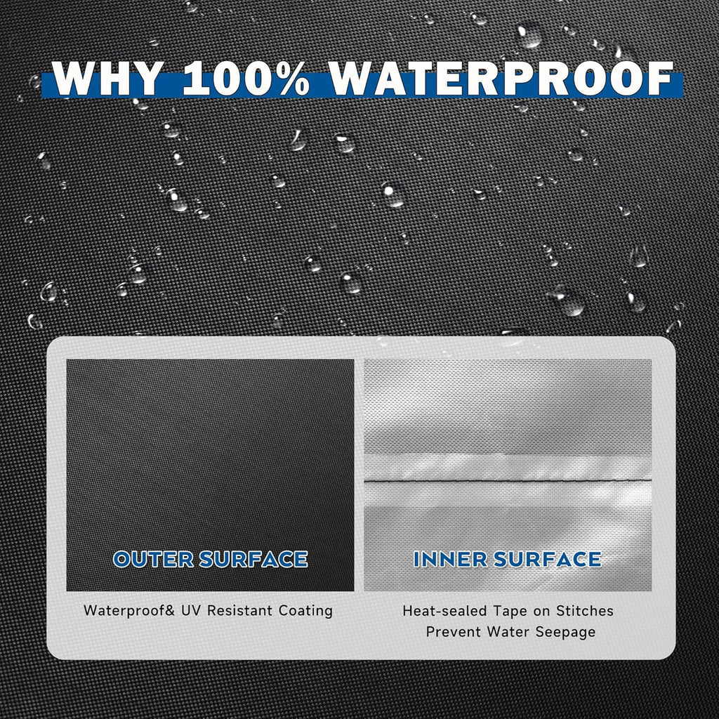 Grill Cover for Traeger Woodridge Elite Pellet Grill TFC97XLH, Outdoor Griddle Cover for Traeger Elite/Pro Pellet Smoker Grill, Waterproof BBQ Grill Cover for All Weather