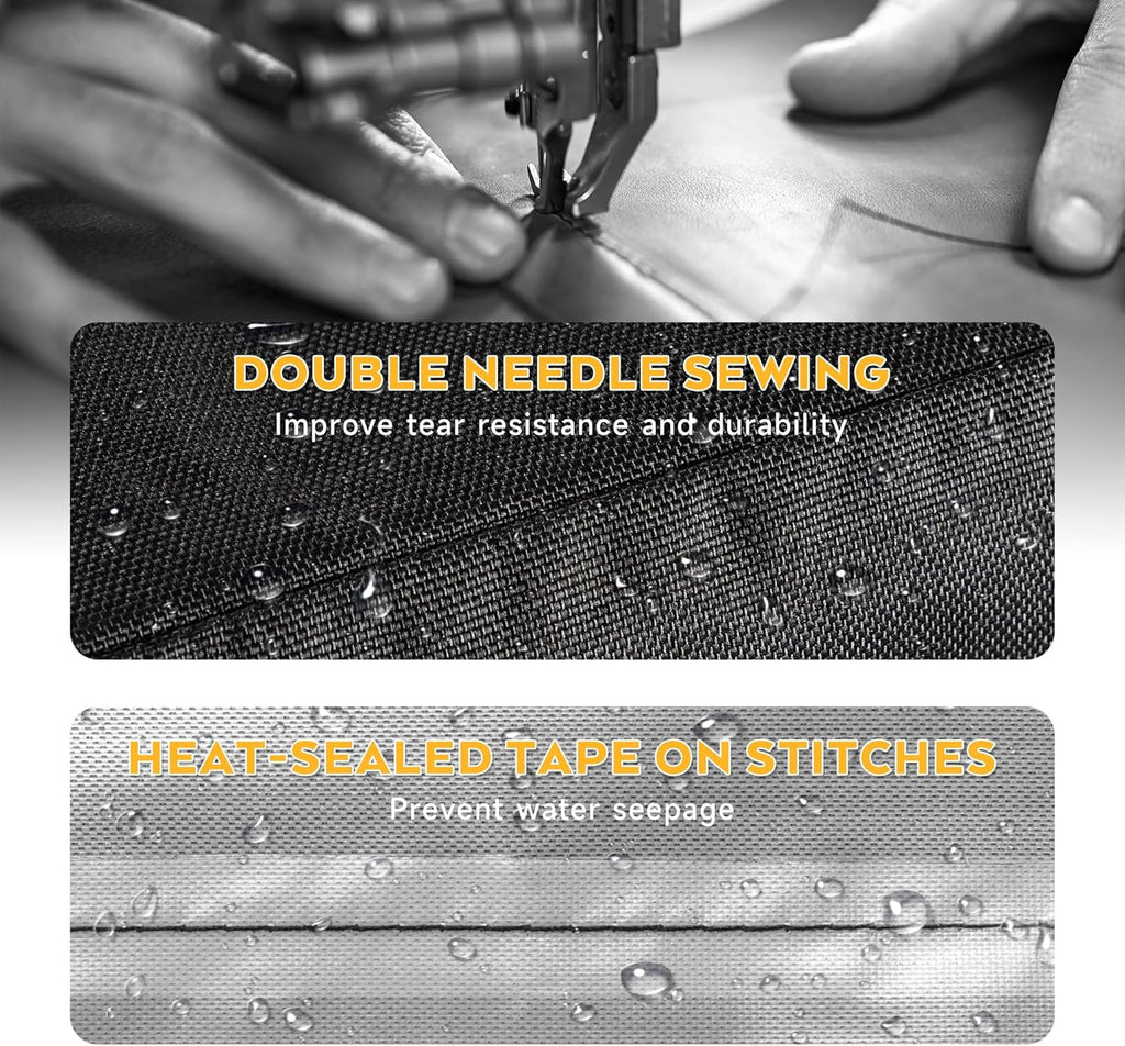 Grill Cover for Magma Boat Grill, Heavy-Duty 600D BBQ Cover for Magma Pontoon Boat Grill