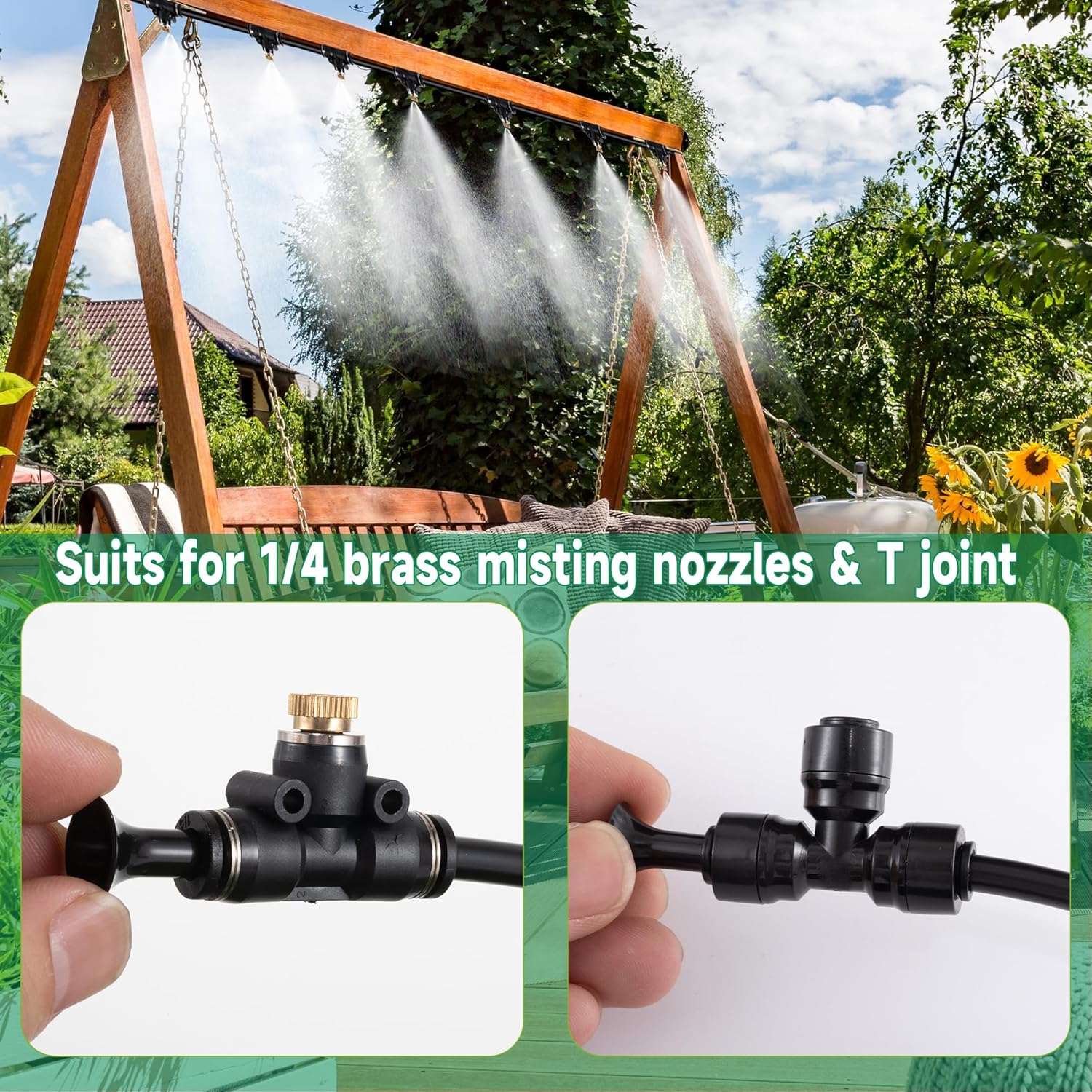 Quick Connect 1/4 Drip Line Plugs for 1/4'' Drip Line Drip Irrigation End Cap Perfect for Drip Irrigation System