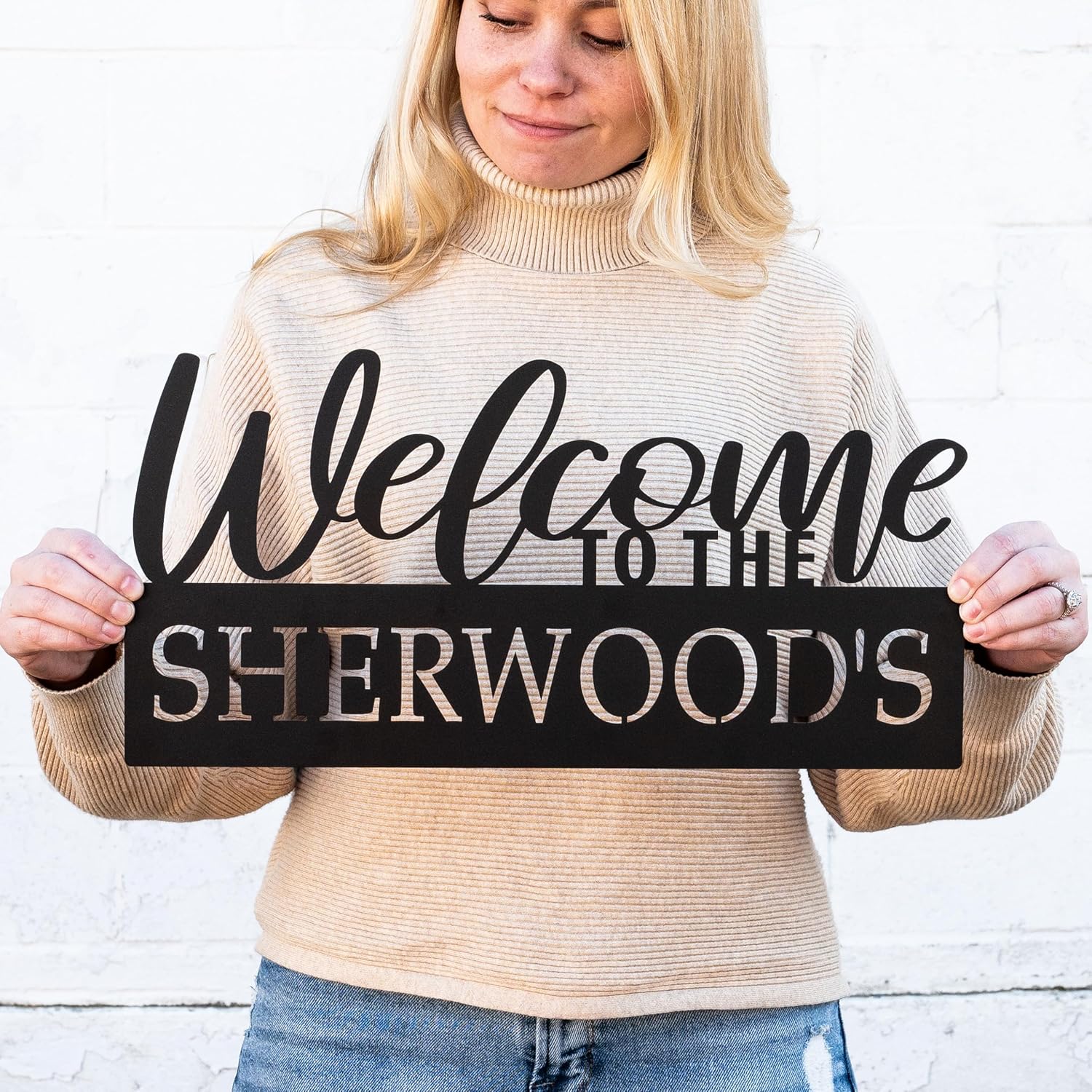 Personalized Welcome Name Sign Outdoor Last Name Sign Personalized Family Name Sign Custom Home Decor Custom Wedding Gift Housewarming Gift