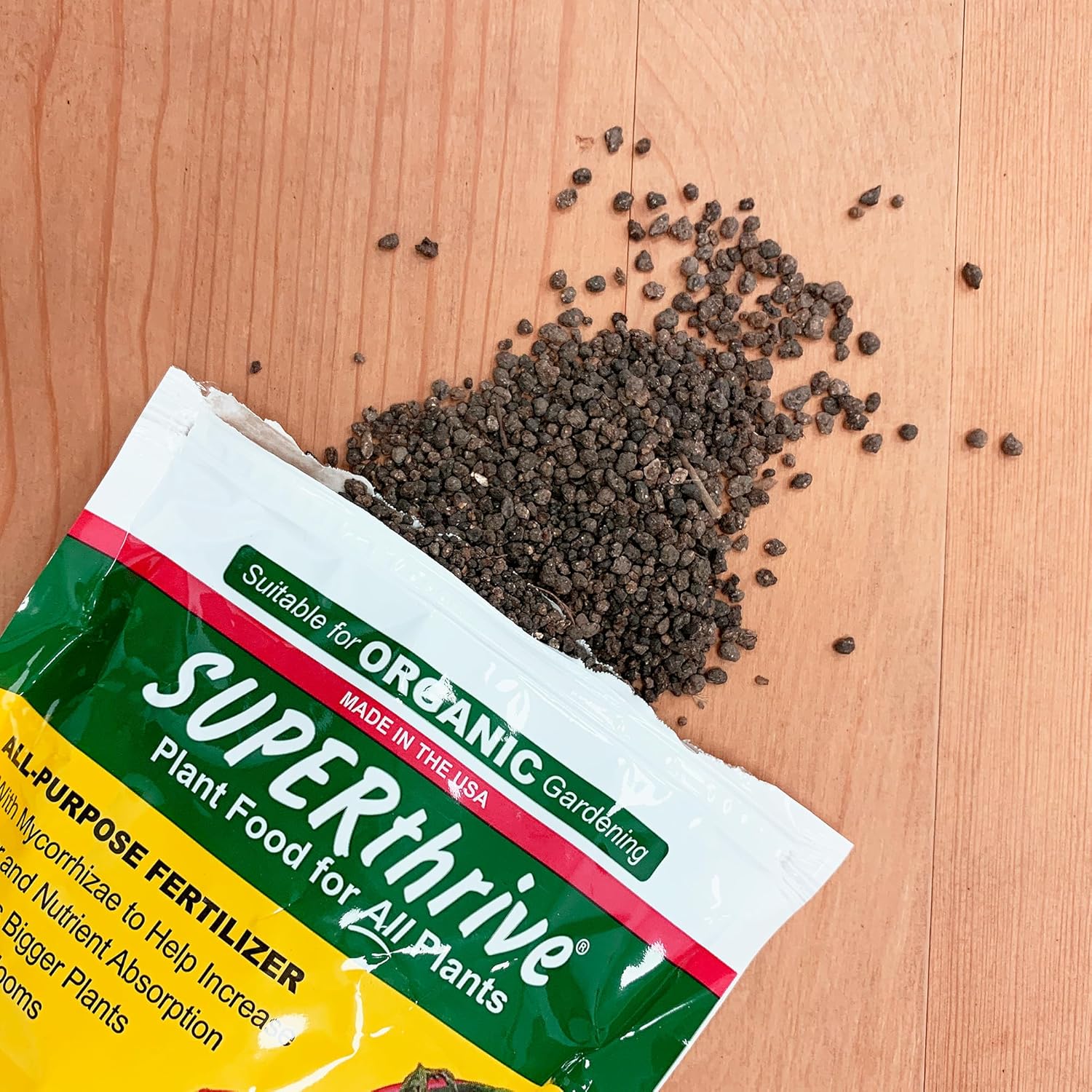 SUPERthrive Organic All-Purpose Plant Food, Solid Granular 4-4-4 (2 Pack)