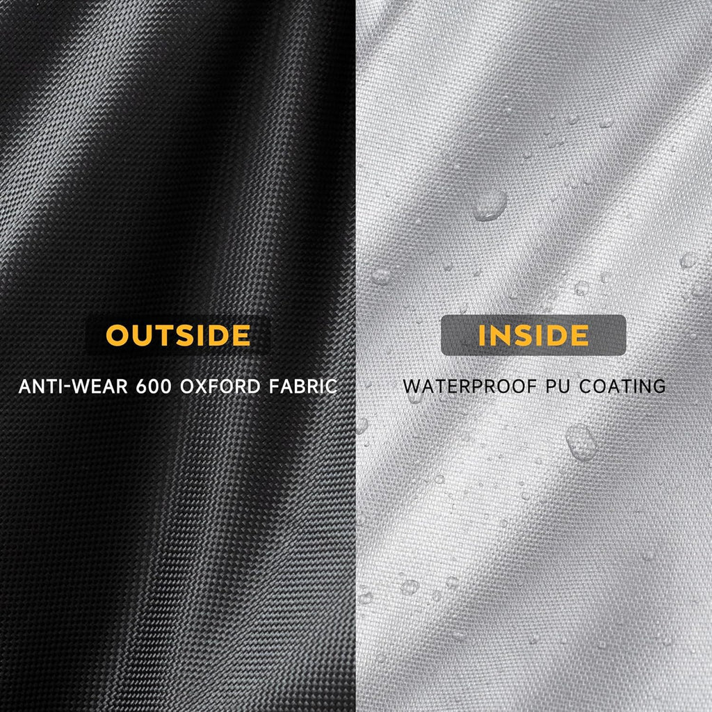 Pellet Grill Cover for ASMOKE AS350 Portable Smoker, Heavy-Duty 600D Pellet Smoker Cover for ASMOKE Portable Pellet Grill