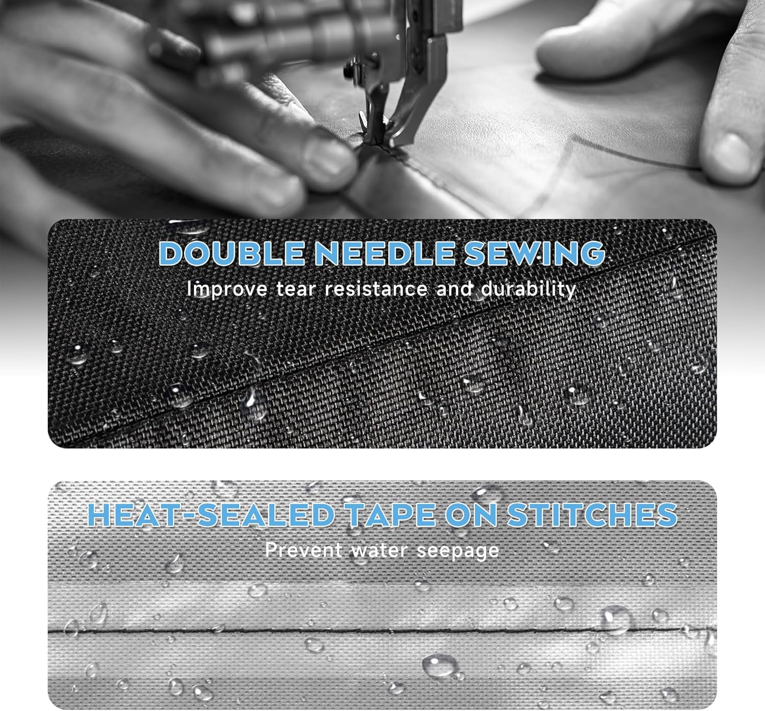 Grill Cover for Megamaster 2-Burner Tabletop Grill, Protective Barbeque Grill Cover for Portable 2-Burner Camping Grill, Outdoor BBQ Cover for Portable Gas Grill/Small Propane Grill