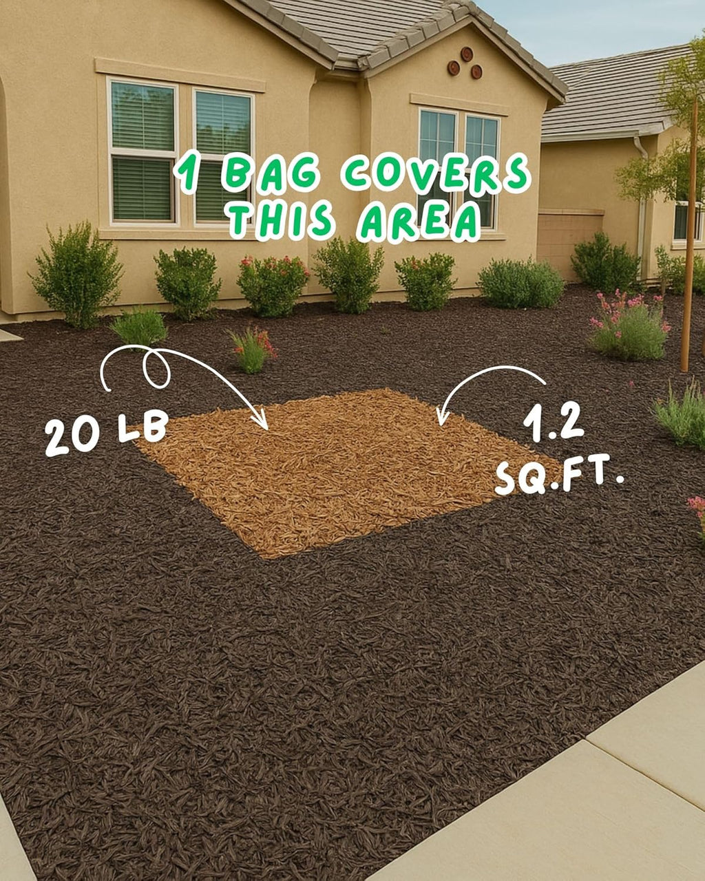 100% Wire-Free Shredded Rubber Mulch – Black – 10 lb (0.6 cu ft) – Long-Lasting, Low Maintenance, Safe for Kids & Pets – Ideal for Landscaping & Playgrounds