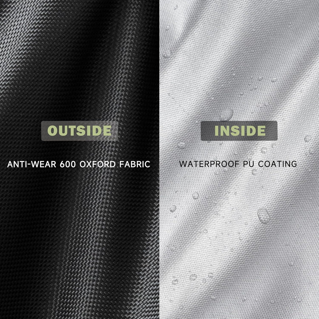 Grill Cover for NXR 3 Burner Portable Gas Grill, Heavy-Duty 600D Tabletop BBQ Cover for NXR 3 Burner Outdoor Barbecue