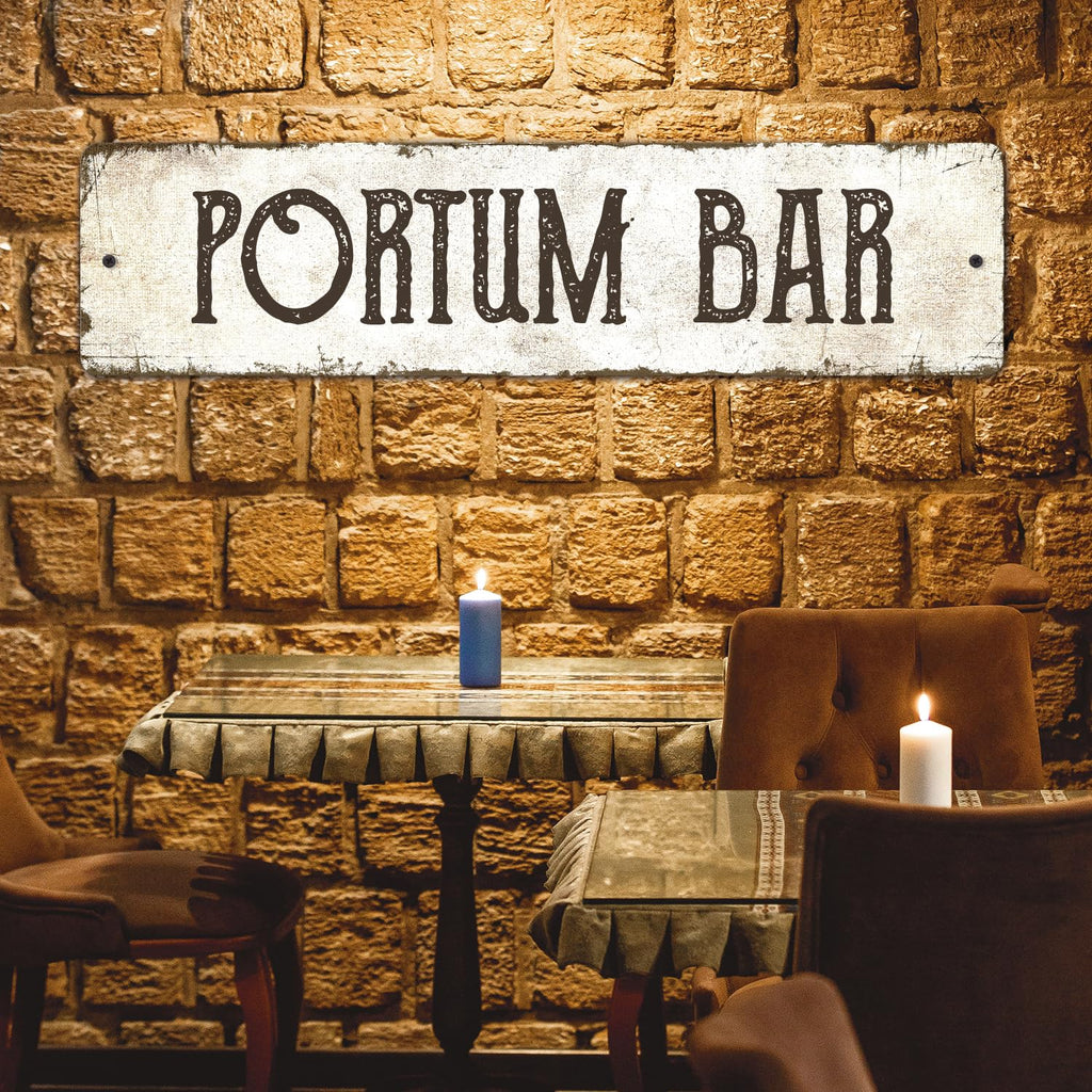 Rustic Custom Sign, Personalized Metal Signs, Gift for Him Men Dad, Man Cave, Indoor and Outdoor Use, 6x24 Inches, ACM, Fade Resistant, Made in The USA