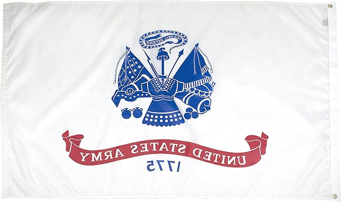 FlagSource U.S. Army Nylon Military Flag, Made in The USA, 2x3'